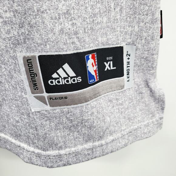 Adidas Golden State Warriors Stephen Curry 30 NBA Jersey Gray Multicolored Sz XL - Picture 7 of 9